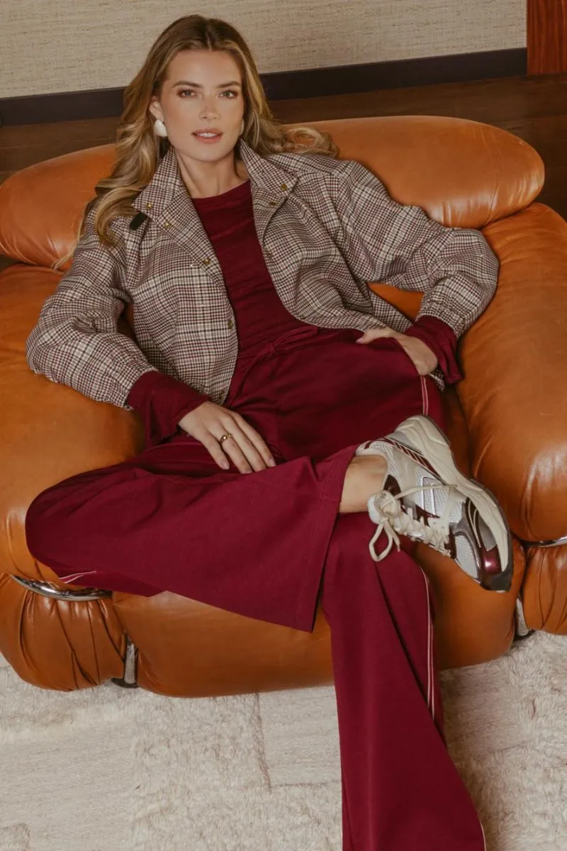 CS The Label Patly Pants in mulberry